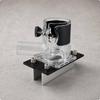 Dust Collection Router Jig with Cutter and Wrench Slotting Router Jig Woodworking Tool Aluminum Alloy Sturdy