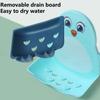Cute Penguins Waterproof Travel Soap Box Case Bathroom Holder Dish Portable for Shower Home Hiking Accessories