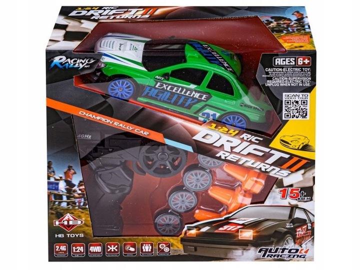 Samochód Do Drift Auto Rc Drift 1:24 2,4 Ghz 4Wd Zdalnie Sterowane Na Pilot