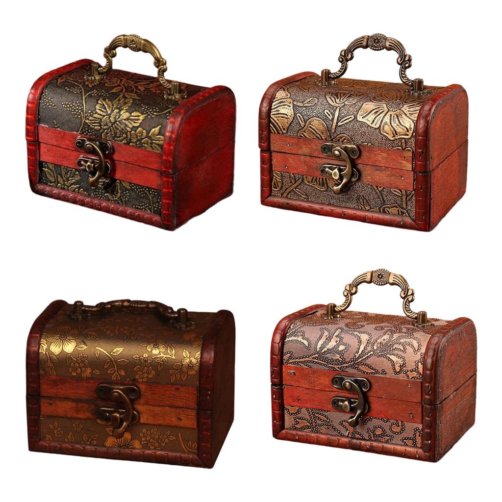 Wood Jewelry Organizers Portable Earring Display Box Necklace Storaging Case for Secure Storage and Travel Convenience