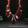 Second Gen Amber Beeswax Blood Spot Necklace - Trendy High-End Craft for Women