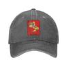 El Toxico - El Chavo Del Ocho  Washed Denim Cap Casual Baseball Caps Adjustable Hat Summer Unisex Baseball Hats