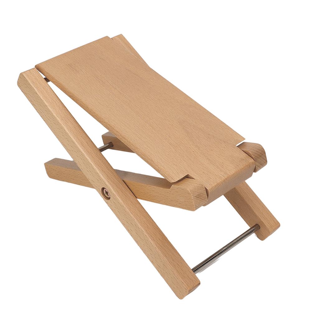 Guitar Foot Rest Sturdy Wood Elegant Style 3 Adjustable Height Foldable Guitar Foot Stool for Guitar Player Performance