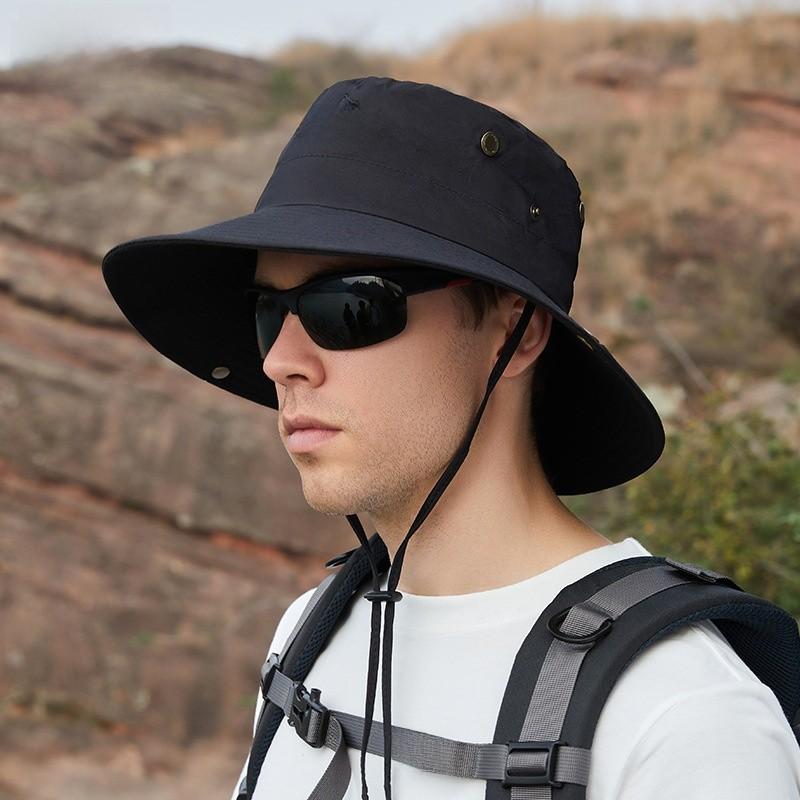 Summer Sun Protection Fisherman Hat With Wide Brim For Outdoor Fishing And Hiking