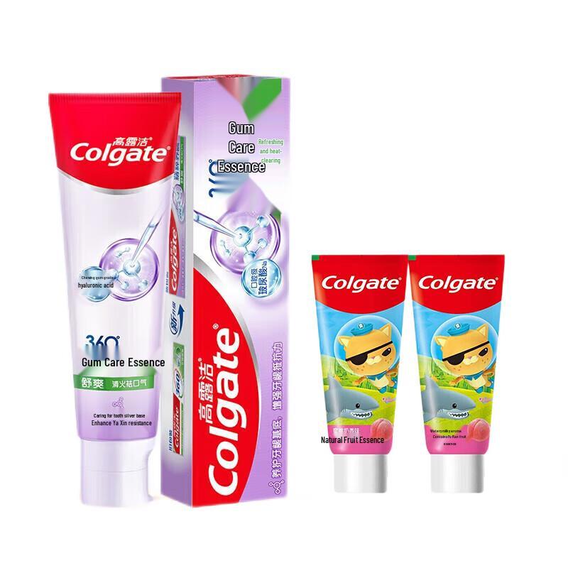 

Colgate 360 Gum Care & Kids Toothpaste Family Pack