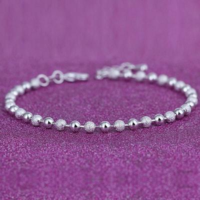 Simple Fashion Silver Bracelet Women's Sweet Bell Versatile Bracelet Jewelry Niche Accessories Girlfriend Gift