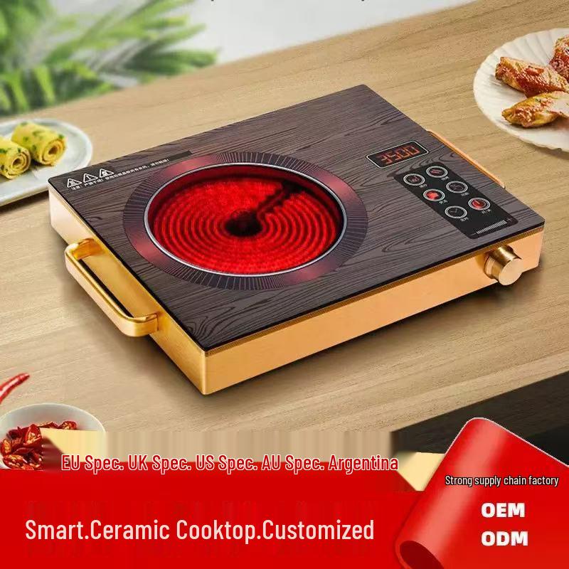 Ultra-thin Microcrystalline Induction Cooker with Touch Screen - Kitchen Appliance & Gift