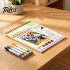 Blocco per Tracciamento Guidato di Disegni, Libro da Colorare Traccia-Per-Solco, Stampa Artistica Chiara con 20 Scene Decorative per Attività di Sollievo dallo Stress e Double-Sided