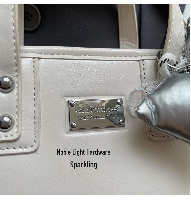 2025 Fashion Bowknot Basket Handbag - High-End Textured Crossbody Bag