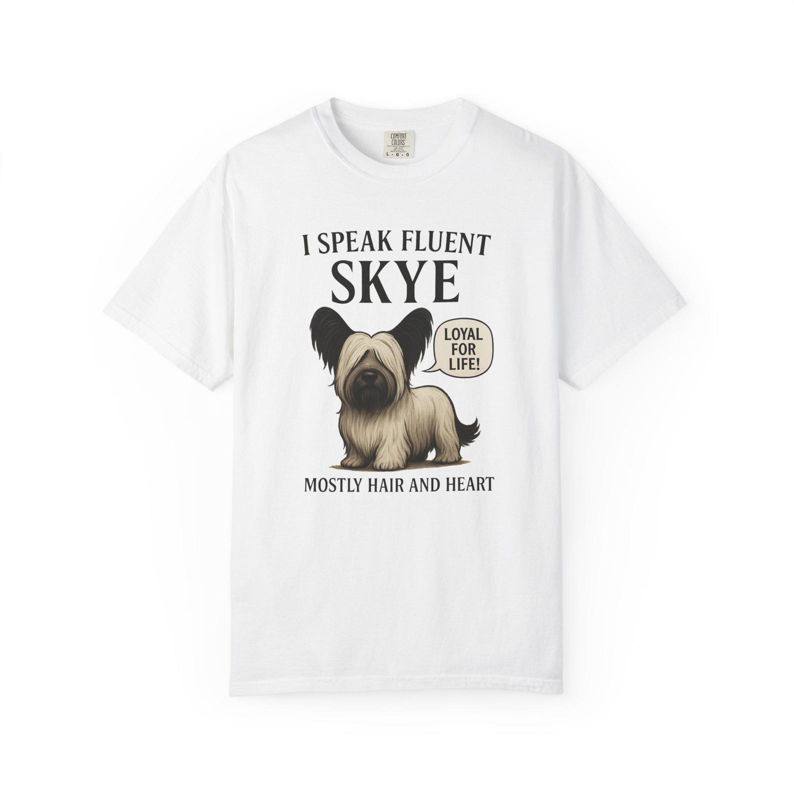 I Speak Fluent Skye Terrier Shirt – Funny Dog Lover Tee 3XL