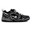 Nike Air Monarch 4 Rezistent la abraziune Pantofi sport joasă platformă Chunky Unisex Negru Alb 415445-001(Team14-S-Box)