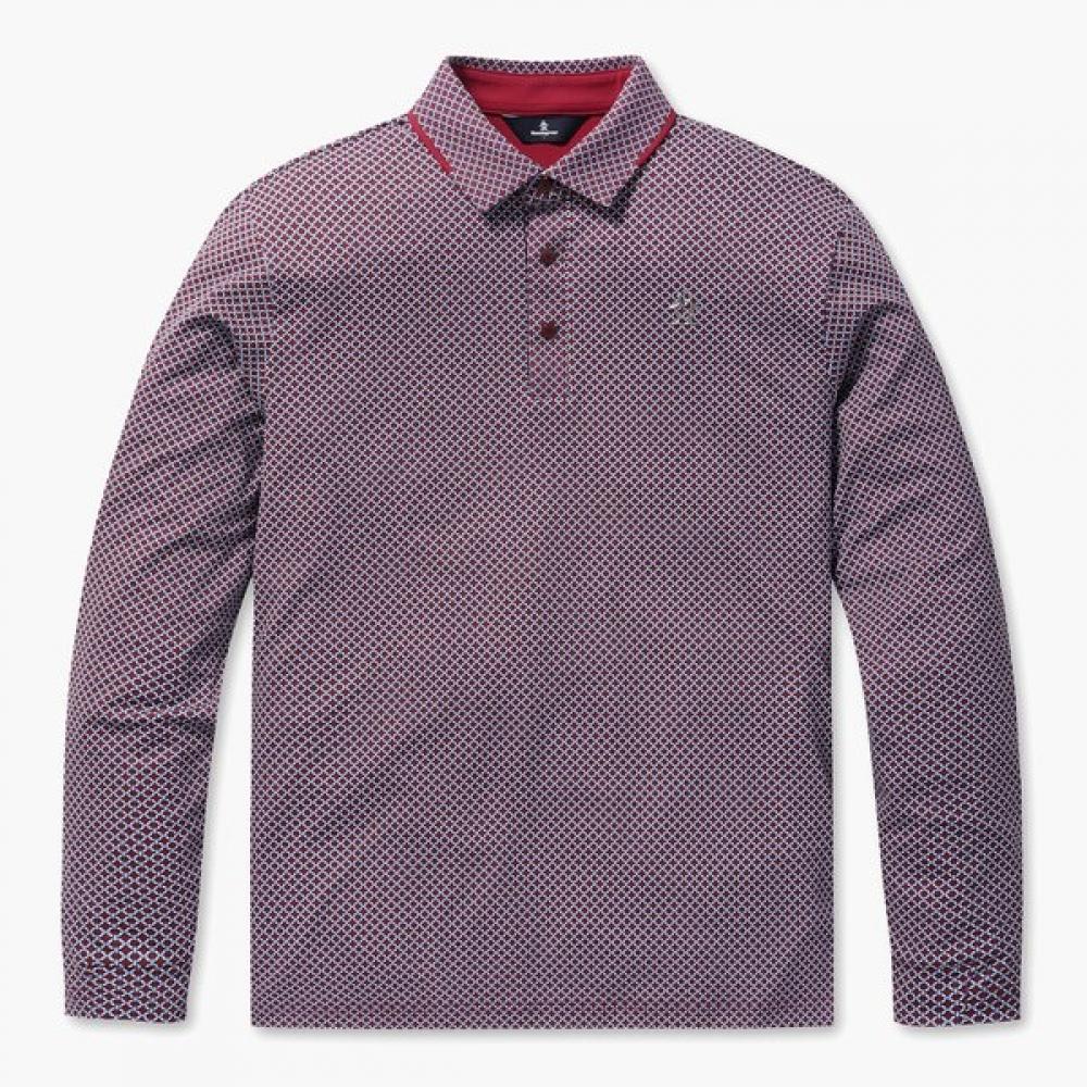 MunSingwear Men S PaTTerned T ShirT Brick Red mp32rmTl82 BRED_BRED/3L