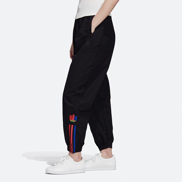 Adidas Originals Track Pants Casual Retro Sport Tapered Knit Pants Women Pants Black GD2231