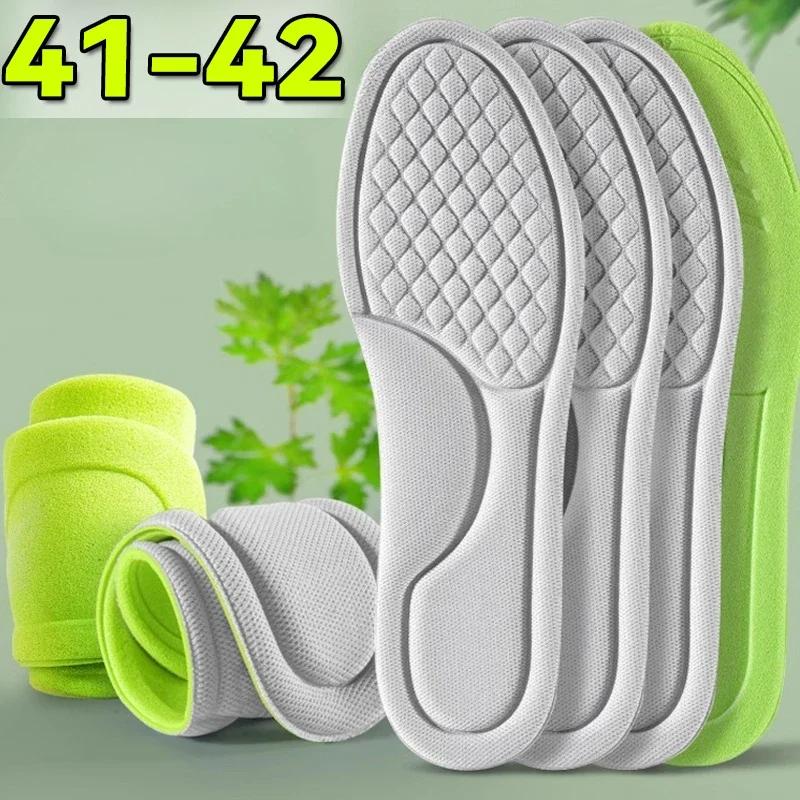 Memory Foam Orthopedic Insoles 20 Pairs Shock Absorbing Deodorizing Inserts for Sports Shoes Comfort Insoles for Men Women