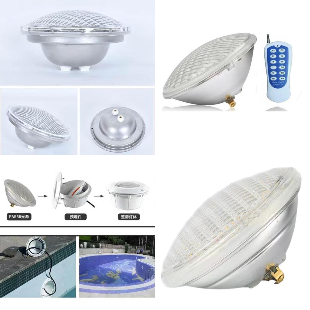 LED Poolleuchte mit Fernbedienung Unterwasserscheinwerfer für Schwimmbecken Wasserspiel