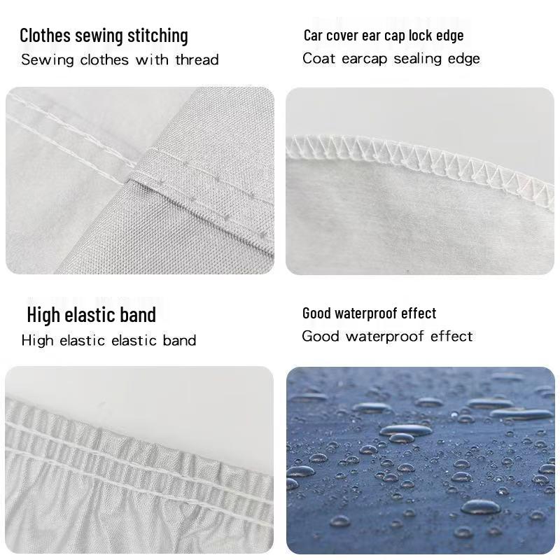 All-Weather Waterproof Oxford Cloth Sedan Car Cover with Sun Protection