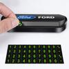 Car Styling Temporary Parking Card Phone Number Card Plate Telephone Number For Ford Fiesta EcoSport Ranger Mondeo Mustang FOCUS 2 3 4