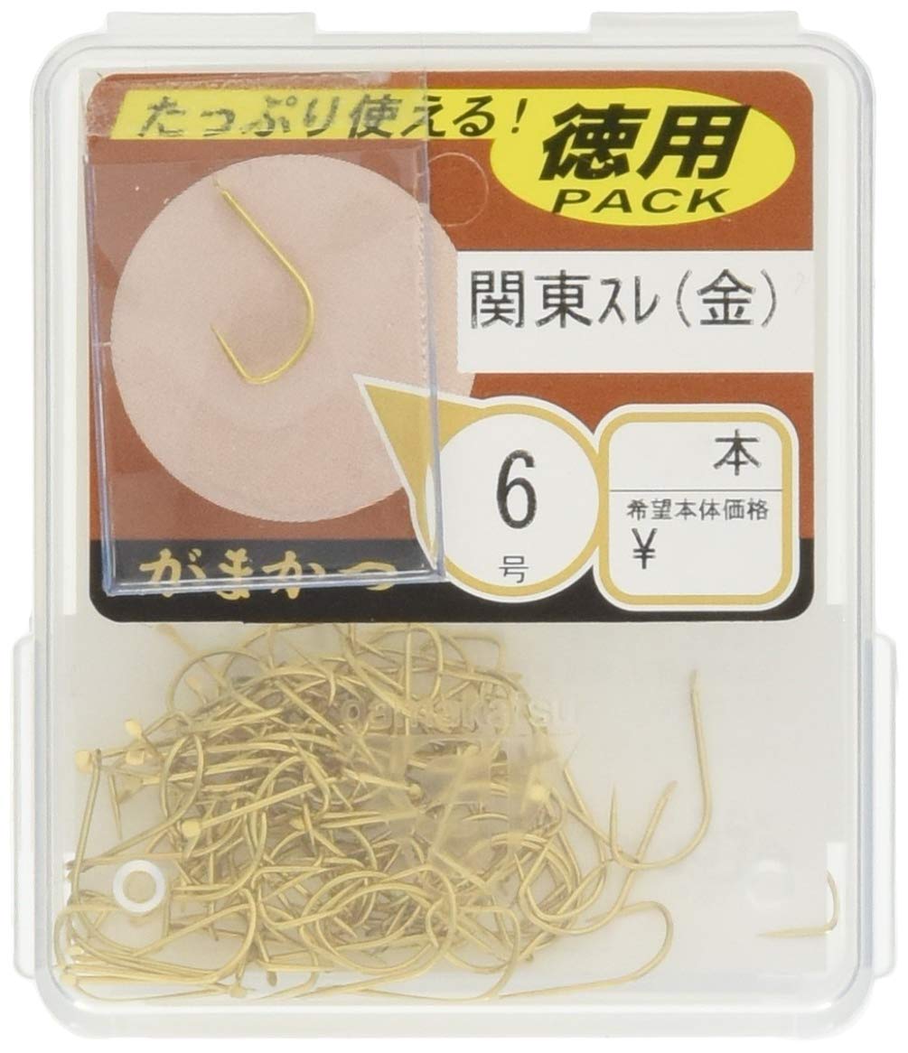 Gamakatsu Single Hook Kanto Thread The Box No. 6 100 No. 6