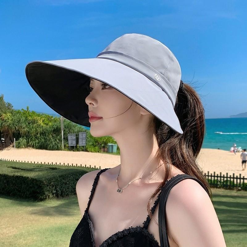 Summer Sun Protection Hat For Women With Large Brim And Adjustable Strap Outdoor Sun Hat
