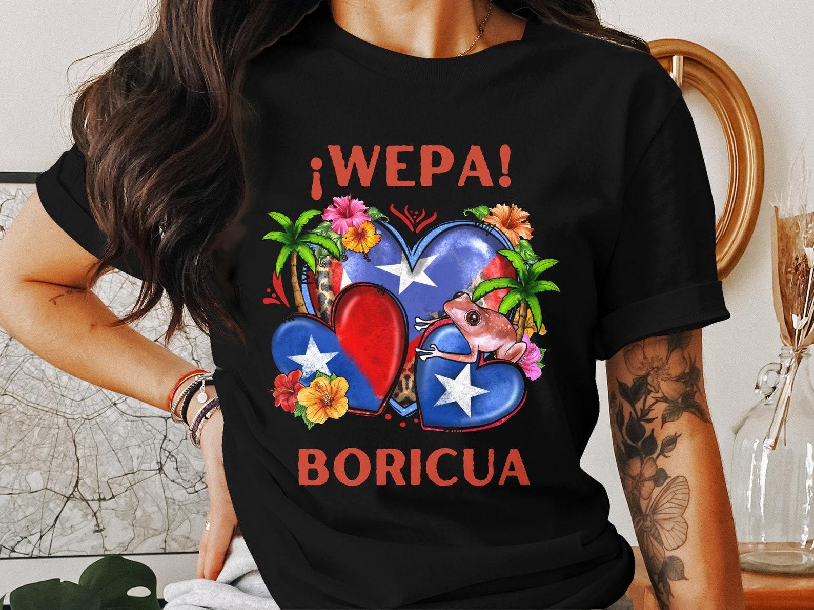 Puerto Rico Shirt- Boricua Gift Tshirt-WEPA Tee S