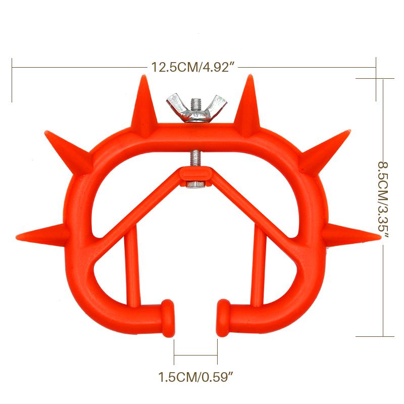 5PCS Cattle Nose Ring Plastic Calf Weaner Thicken Plastic Cattle Nose Rings Anti Sucking Milking Stop Kits Livestock Equipments