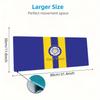 Leeds F Custom Name Large Size Mouse Pad Large Gaming Table Cushion Non-slip Laptop Tablet Big Mousepad XXL Mat Mini PC Playmat With Lock edge