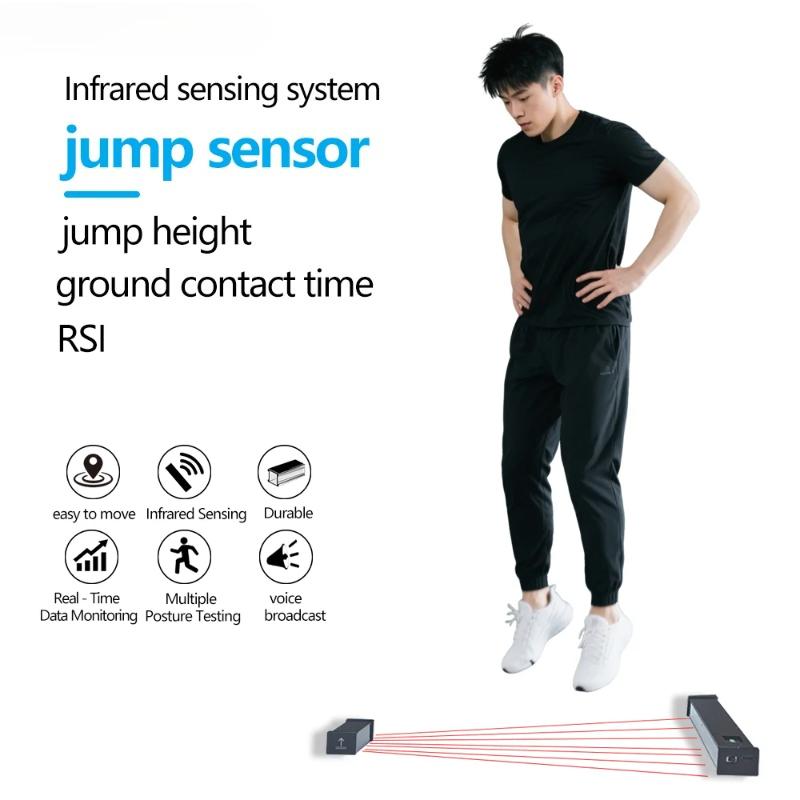 Jump Sensor Light Blanket Tester Real Time Data Monitoring Force RSI Ground Contact Time Measurement Jumping Device