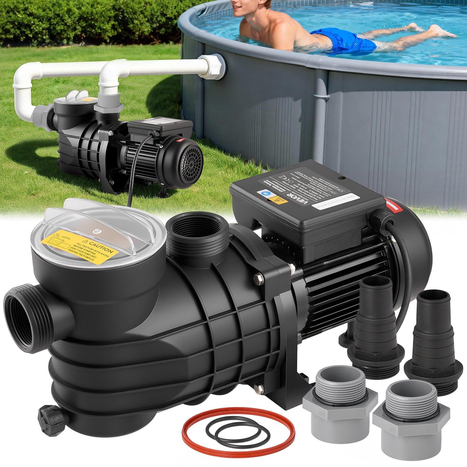 VEVOR Above Ground Pool Pump, 180W