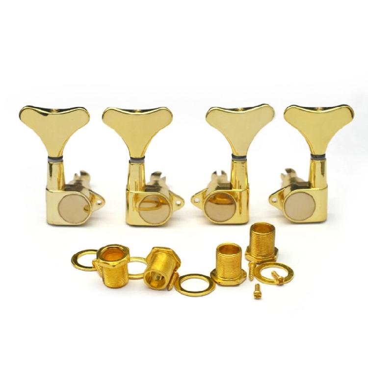 Electric Bass Guitar Sealed Tuning Pegs Bass String Tuners Machine Heads Bass Tuning Keys Buttons Machine Head Tuners