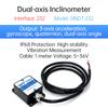 WitMotion WT901 9-Axis Inclinometer High-Accuracy Acc+Gyro+Angle (XY 0.2° Accuracy)+Electronic Compass with Kalman Filtering