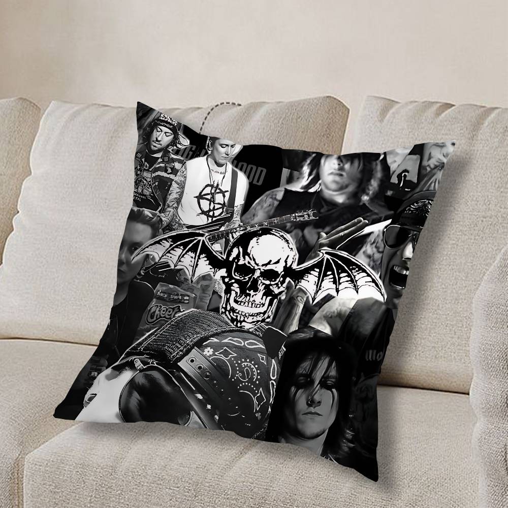 

cool A7X A-Avenged Sevenfold Pillow Case Pillow Case Living Room Sofa Cushion Cover Suitable For Home Bedroom Room Decoration 30cmx30cm