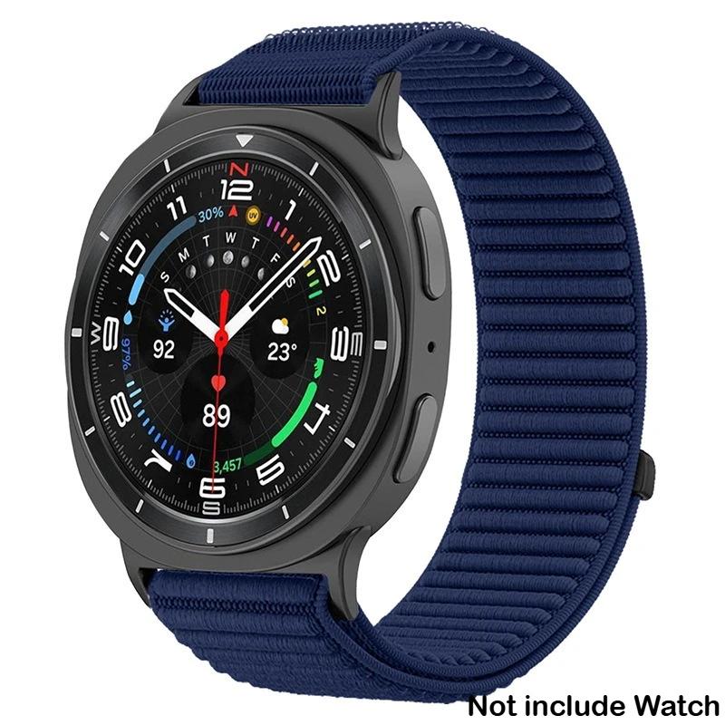 

ГОРЯЧИЙ! Нейлоновые петлевые ремешки для Samsung Galaxy watch 8/8 classic 40/44/46 мм Спортивный браслет ремешок correa Galaxy watch 8 40 мм ремешок Watch 8 Classic 46mm индиго