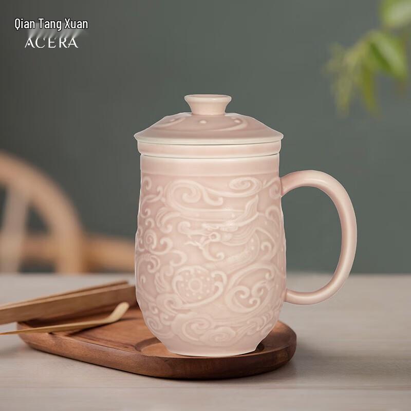 Qian Tang Xuan Auspicious Dragon Living Porcelain Tea Mug