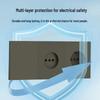 CE-Certified European Type E Socket for Germany & France, One/Two-way Switch Panel, Two-hole Design