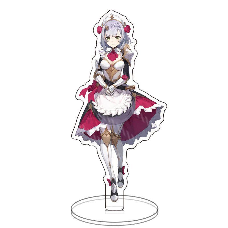 Genshin Impact Barbatos Keqing Barbara Hutao Acrylic Figure Stand Ideal For Decor