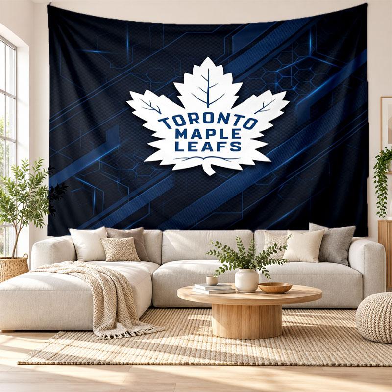Toronto Maple Leafs Wall Tapestry, Soft Fabric Wall Hanging, Decorative Backdrop For Bedroom Home Wall Art