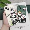 Panda House Phone Case For iPhone 16 16e 15 14 13 12 11 X XR XS Plus Pro Max Mini Silicone Cover