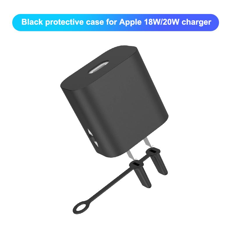 Charger Cable Protector USB To Type-C For OPPO/VIVO/Xiaomi Type-C To L Silicone Charger Cord Protector For 18/20W Charger Case
