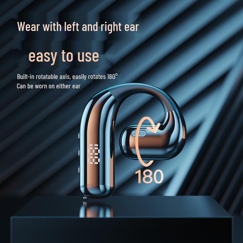 Wireless Over-Ear Bluetooth Earbuds S109 - Long Battery Life, Noise Cancelling, High-Quality Sound for Sports and Running.