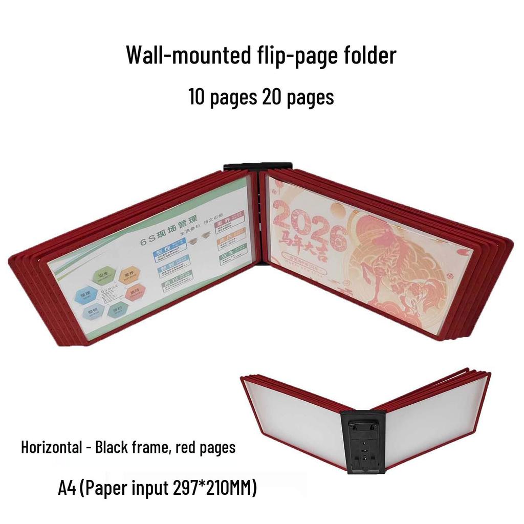 Rotating A4 Desktop File Holder and Display Stand