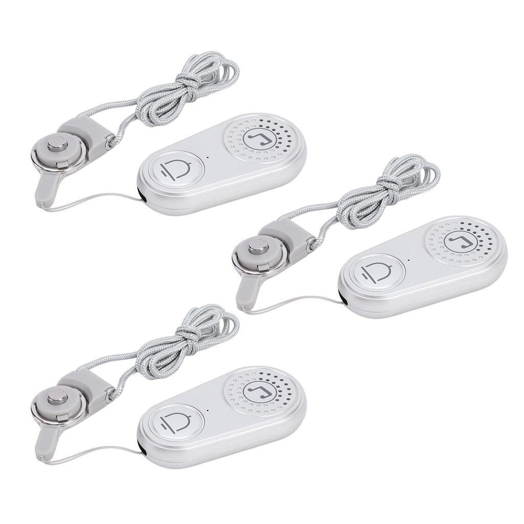 3 Pcs Wireless Calling Pager Two Way Talk 105dB Wireless Alert Buttons 5 Volume Levels 38 Music Options for Kids