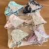 Cloth Satin Triangle Hair Claw Flower Bow Ethnic Style Hair Clip Large New Chinese Style Silver Tassel Shark Clip