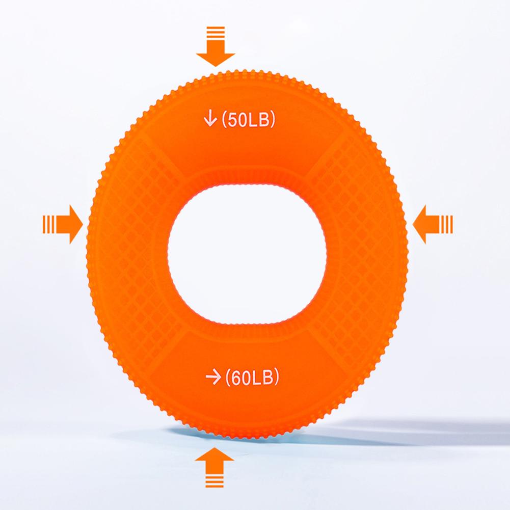 5-1PCS Silicone Finger Gripper Strengthener Trainer 6-80LB Elastic Hand Grip Finger Exerciser For Guitar/Patient Hand Trainer