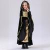 Halloween European Medieval Retro Court Children Aristocratic Girl Long Dress Masquerade Party Costume