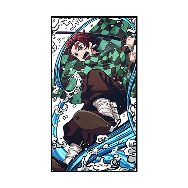 Japonské klasické anime Demon Slayer Dekorace Nástěnná malba Kreslený plakát Obraz na plátně a nástěnné umělecké tisky pro moderní domácí dekoraci