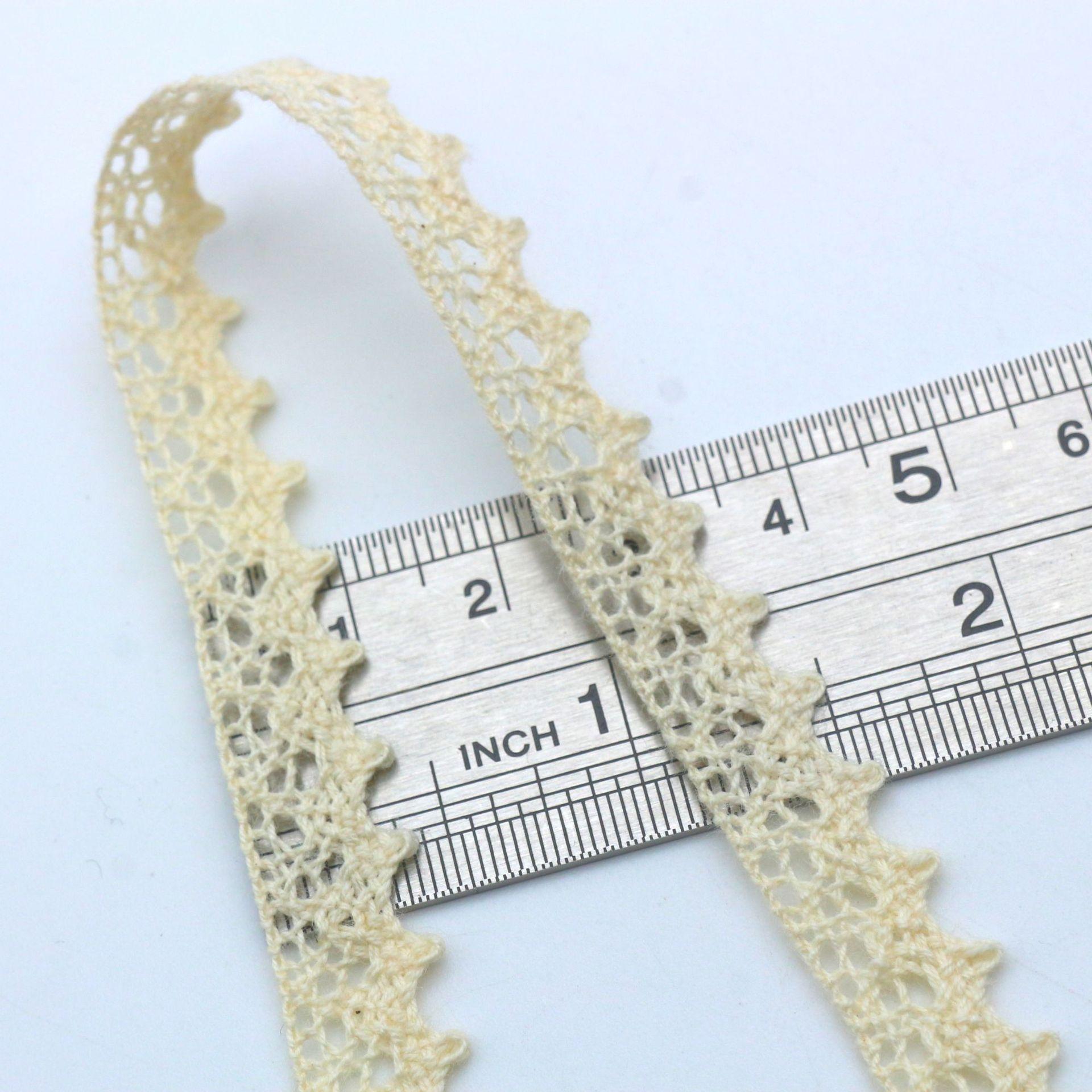 Хлопковое кружево Ручная работа DIY Аксессуары для одежды Кружево Кружево Шторы для дивана Юбка для куклы Кружевная тесьма W068