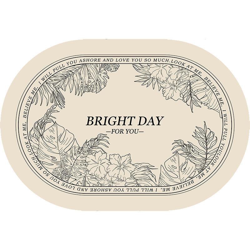 

Коврик для ванной Nordic Wind Artistic, впитывающий, противоскользящий, износостойкий, с диатомовой грязью, коврик для унитаза 40 * 60cm