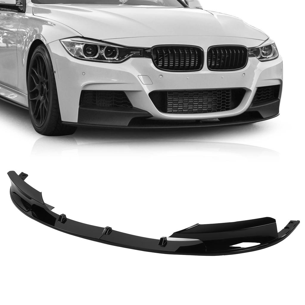 2 szt. Rozdzielacz Wargi Splittera Zderzaka Przedniego Zestaw Body Deflektor Pasuje do Serii 3 F30 F35 2012-2018