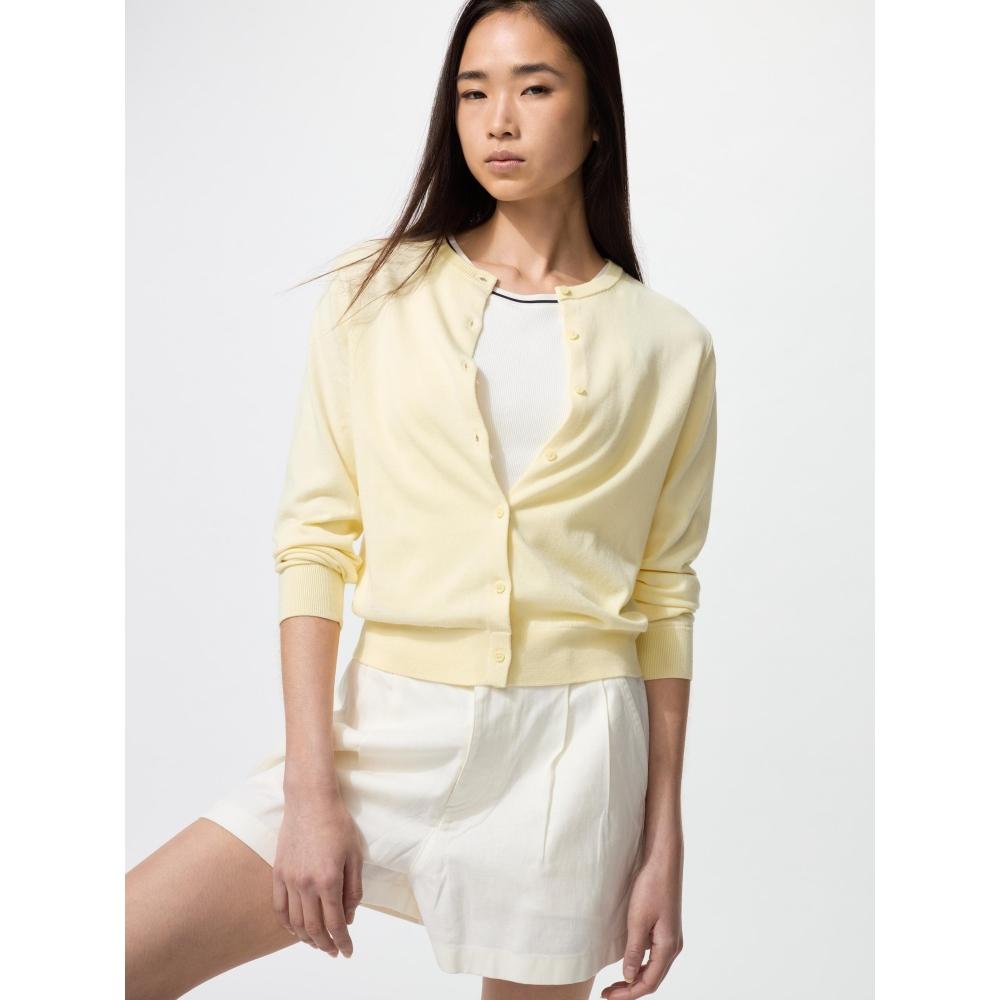 Uniqlo Uv Protection Crew Neck Cardigan  Long Sleeve 