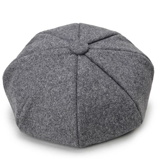 British Style Wide Brim Woolen Beret Hat Retro Artist Painter Newsboy Octagonal Cap Fashion Accessories